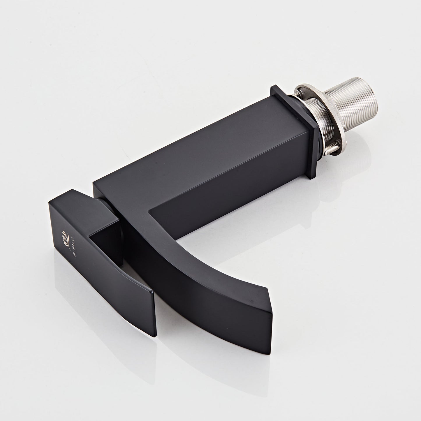 Matt Black Cloakroom Basin Tap & Waste