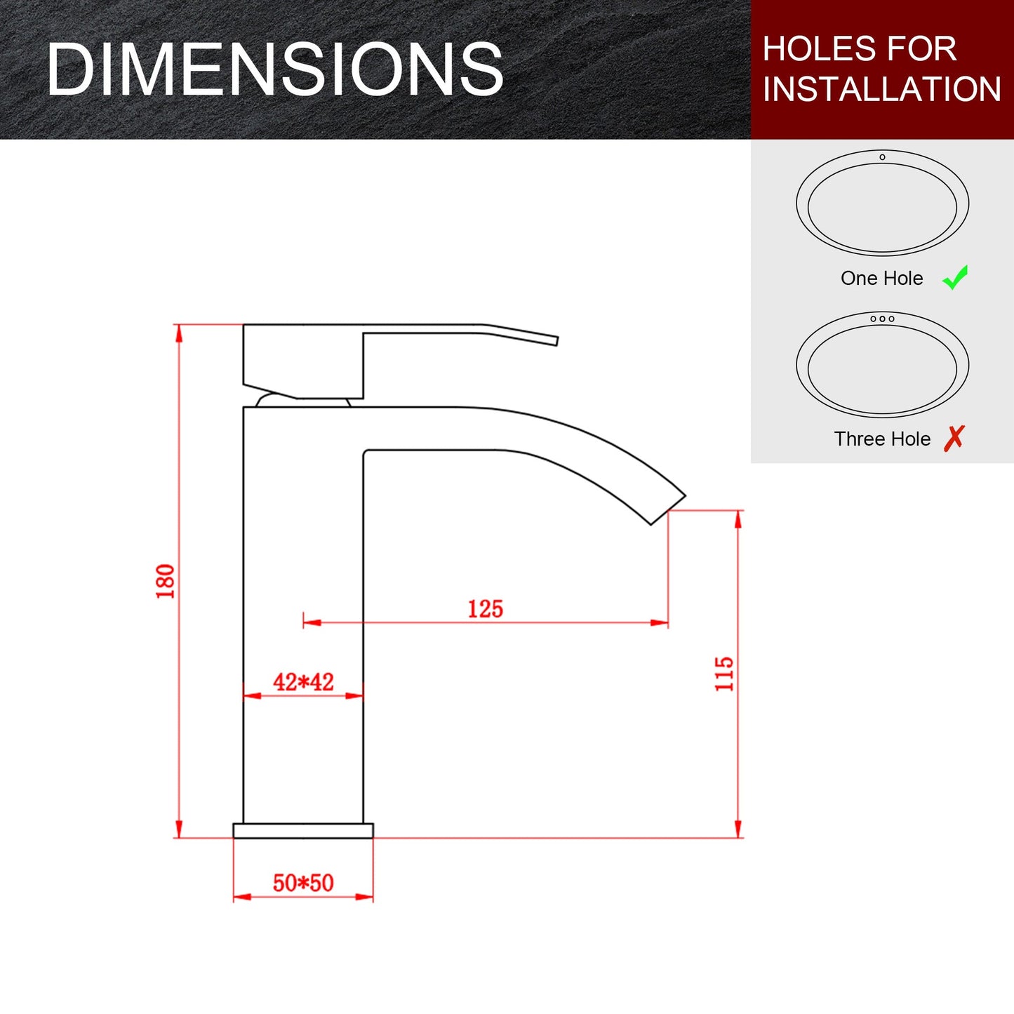 Matt Black Cloakroom Basin Tap & Waste