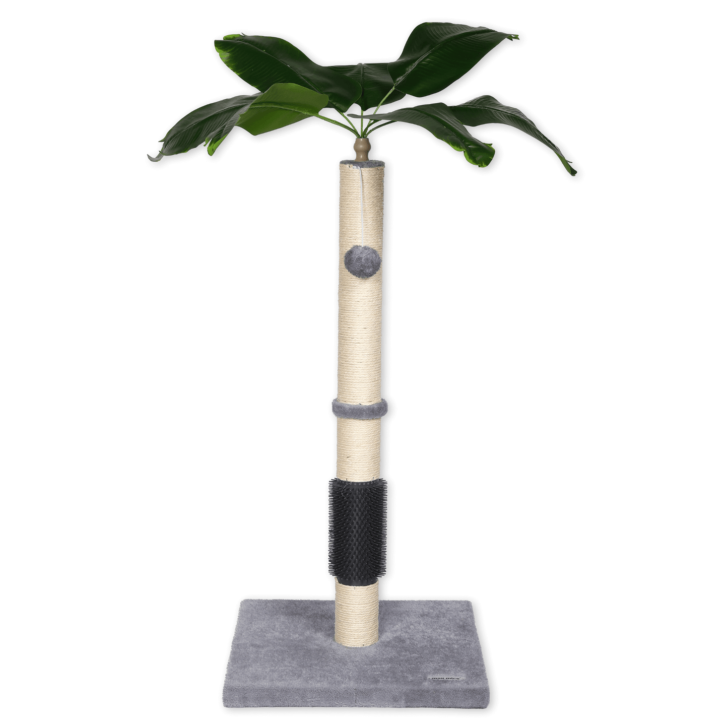 Max Mice Cat Scratching Post, 80cm Kitten Scratching Post with Premium Sisal Rope, Cute Cat Tree with Dangling and Spring Ball Toys for Indoor Small Cats(Bird of Paradise)