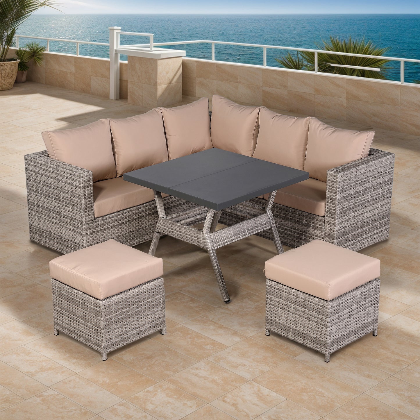RC-30 Protective Cover For Modern/Asheley/Isobella Compact/Bath Range Compact Corner Sofa With Dining Table