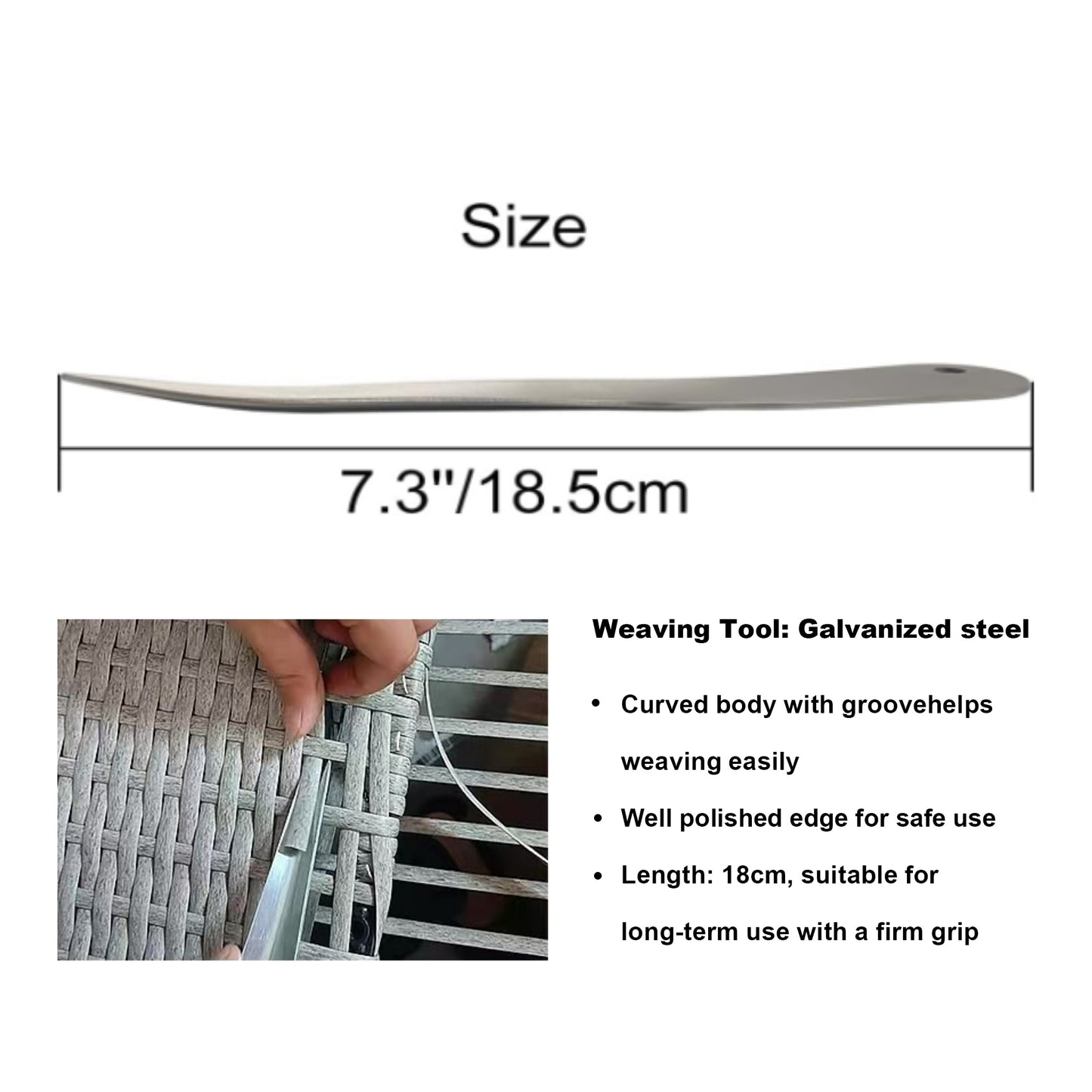 Rattan Repair Kit in 11 colors for Garden Rattan Furniture , PE Wicker Material with Tool for Fixing Rattan Furniture