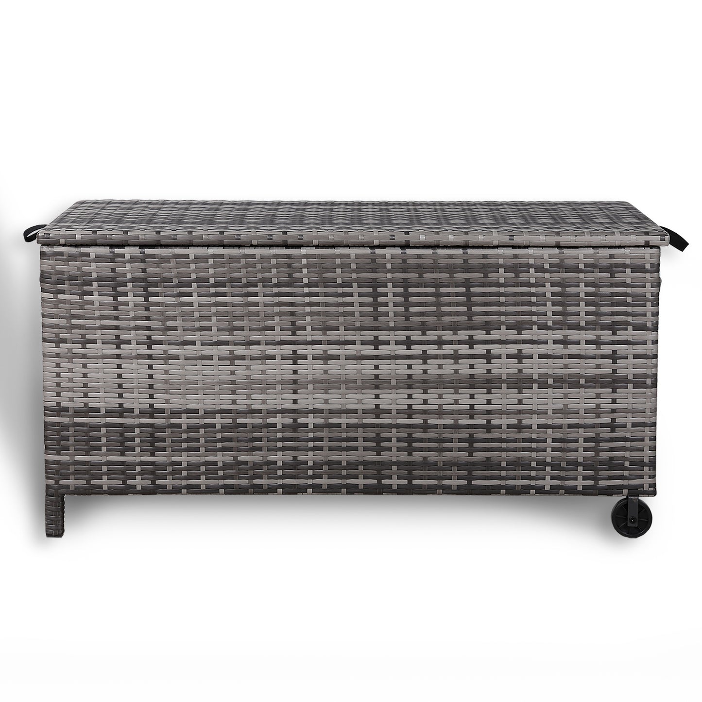 Palma Range Large Storage Box in Grey / Brown Rattan Weave