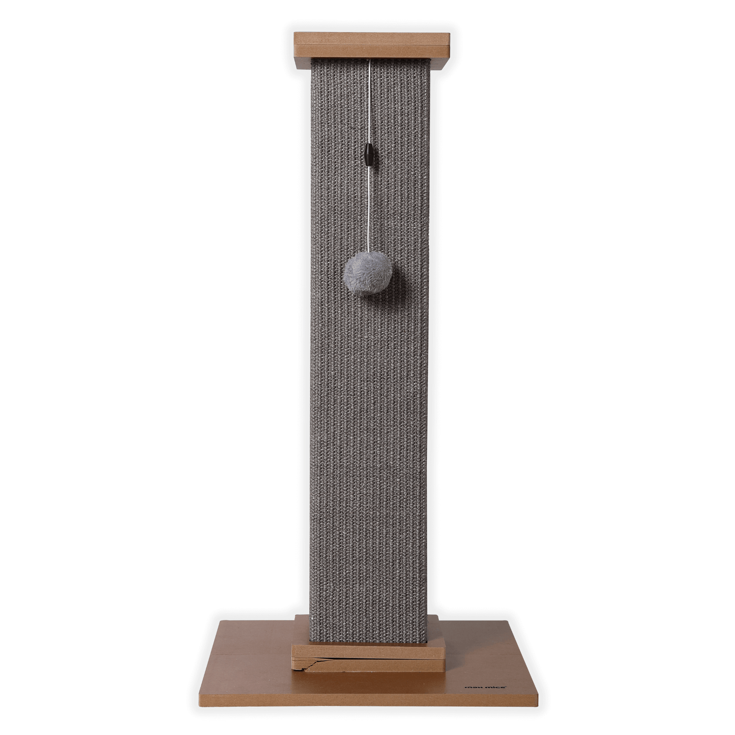 Max Mice Ultimate Heavy Duty Cat Scratching Post, Large Vertical Roman Column with Durable, Wear-Resistant gisal for Endless Scratching Enioyment(	Grey)