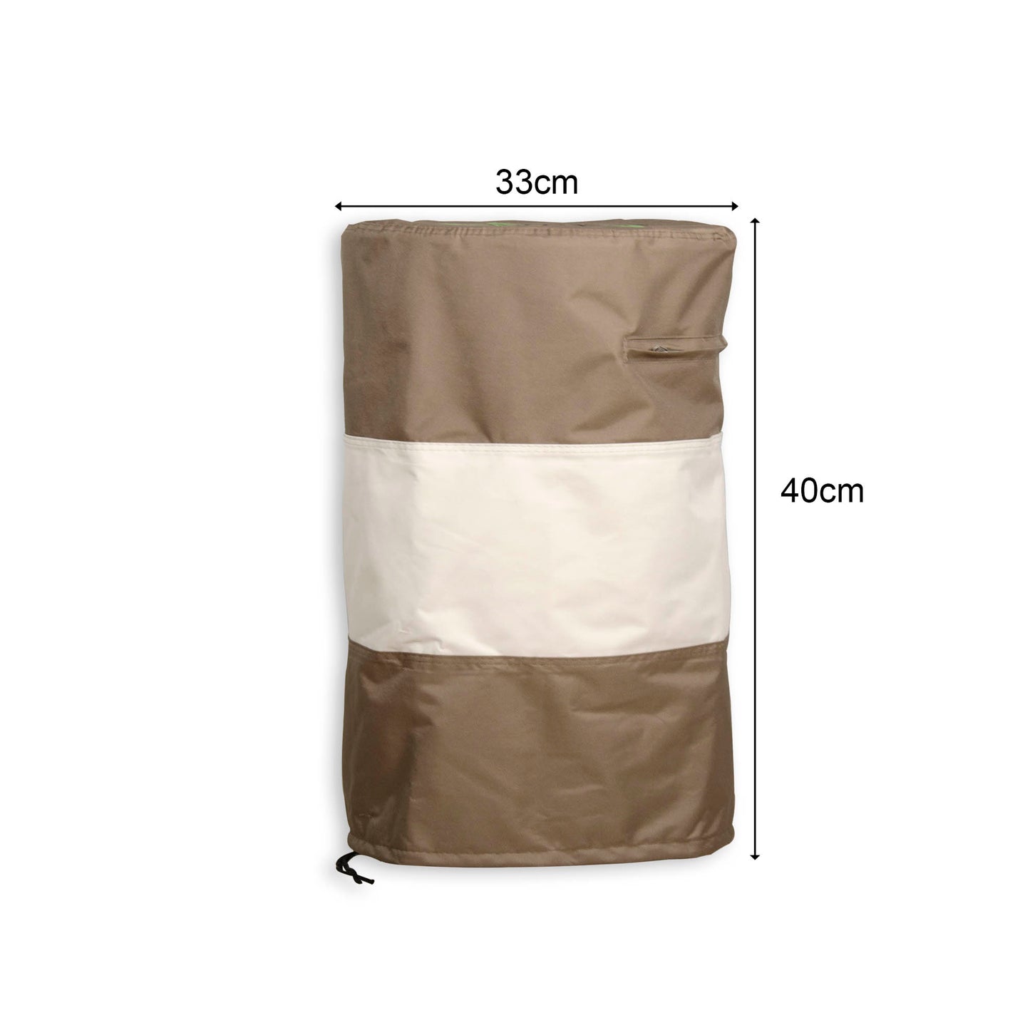 Waterproof Two-Tone Gas Bottle Cover with Hidden Side Zipper | Premium Protection for Cylinders