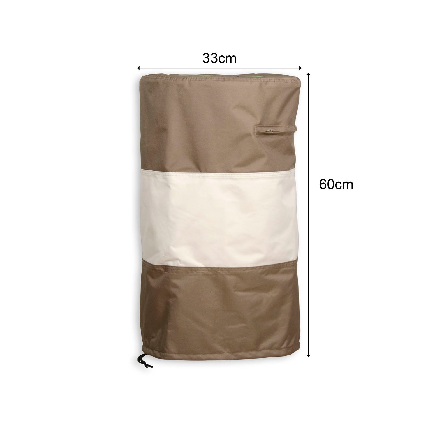 Waterproof Two-Tone Gas Bottle Cover with Hidden Side Zipper | Premium Protection for Cylinders