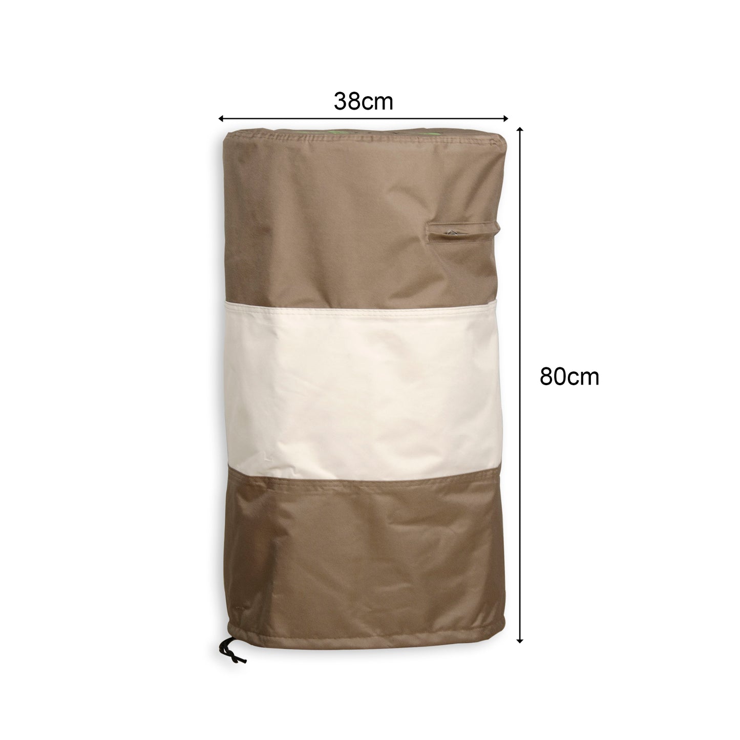 Waterproof Two-Tone Gas Bottle Cover with Hidden Side Zipper | Premium Protection for Cylinders
