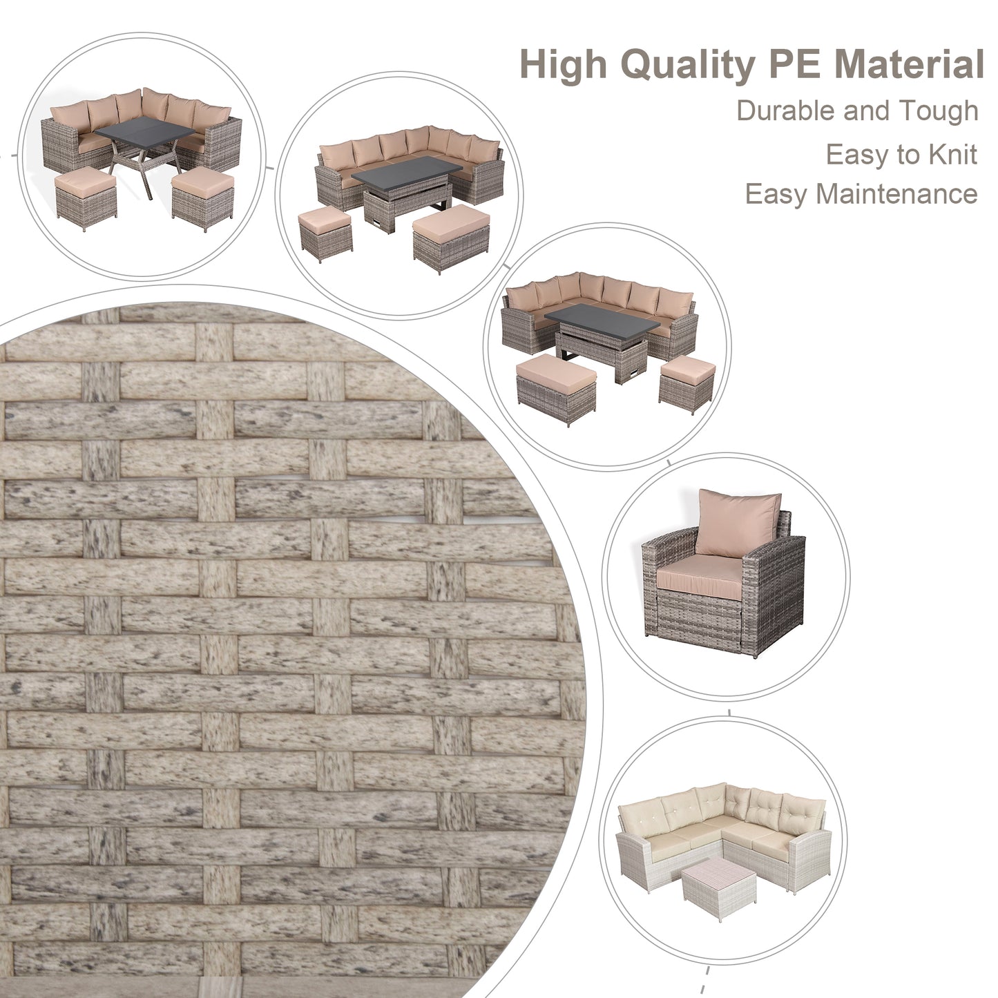 Rattan Repair Kit in 11 colors for Garden Rattan Furniture , PE Wicker Material with Tool for Fixing Rattan Furniture