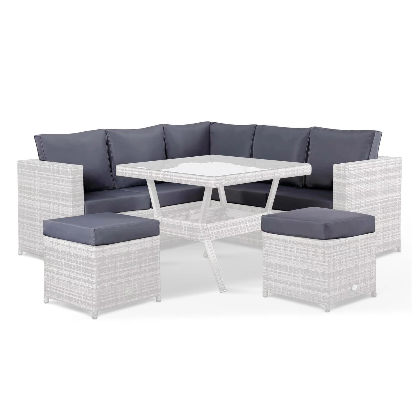 Due in October...Cushion Covers in Dark Grey for Lille Corner Sofa Set