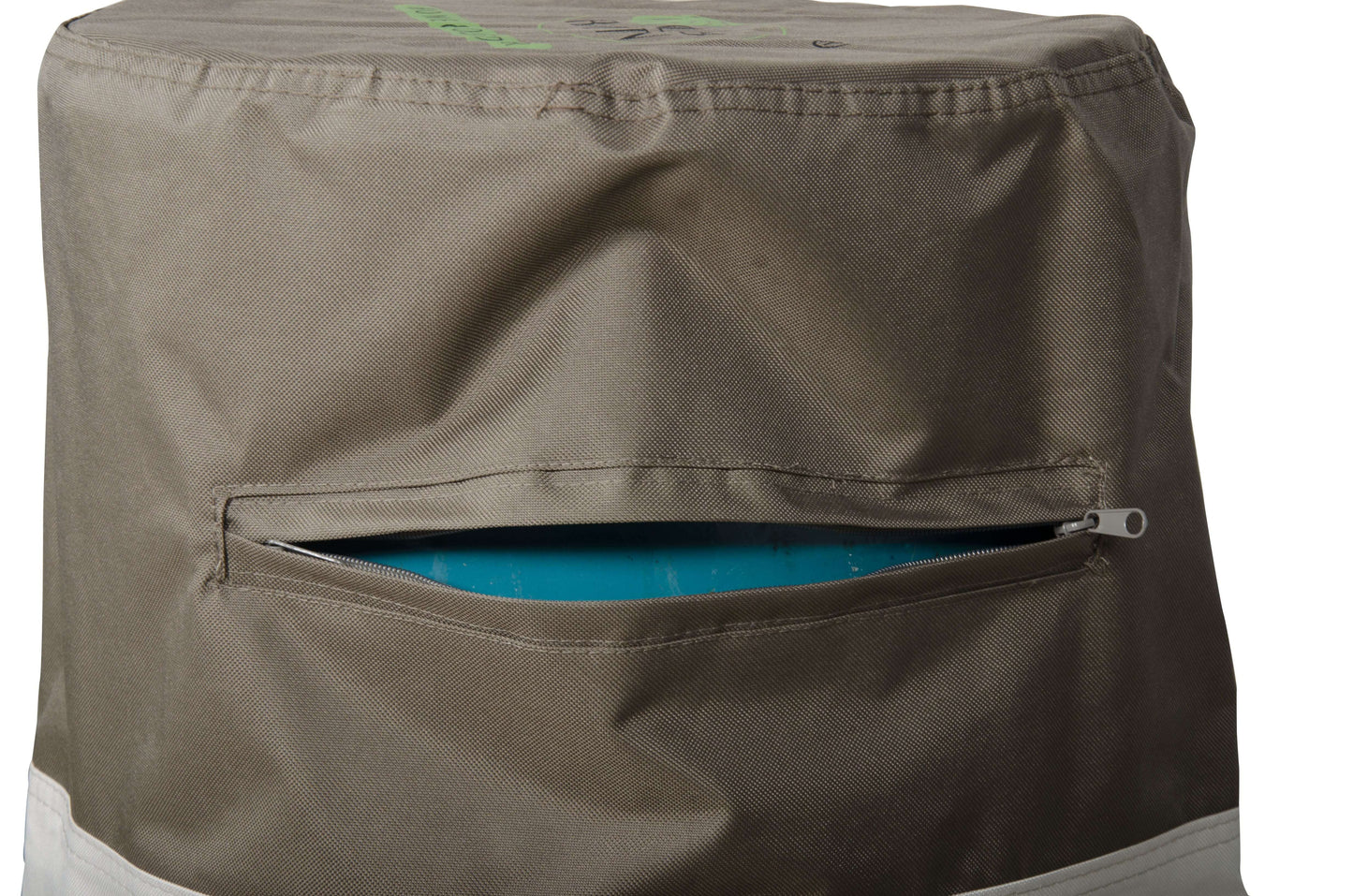 Waterproof Two-Tone Gas Bottle Cover with Hidden Side Zipper | Premium Protection for Cylinders