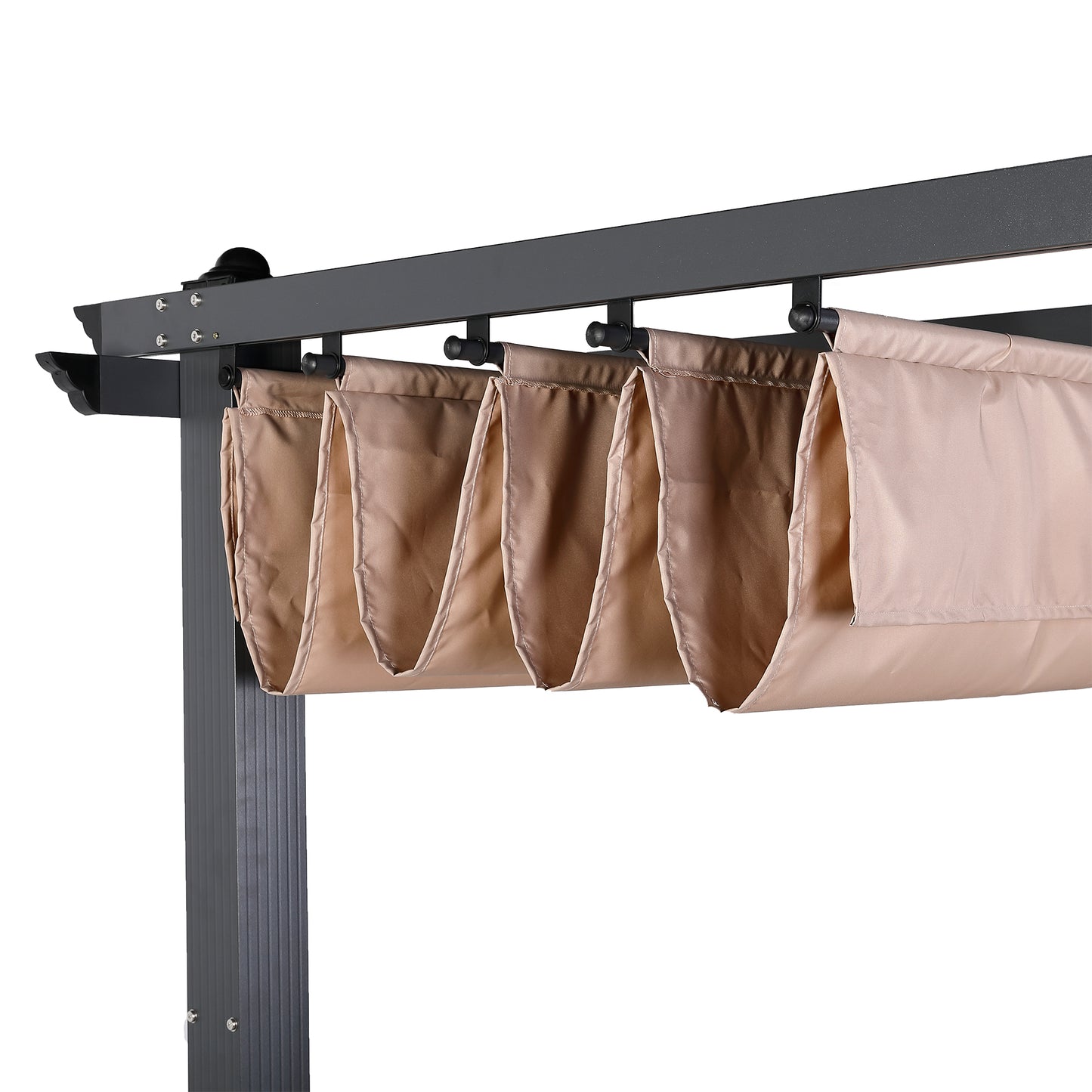 Club Rattan Pergola roof, Replacement roof, Sunroof, Weather-resistant, Water-repellent for Pergola - 3 X 3 m, Beige