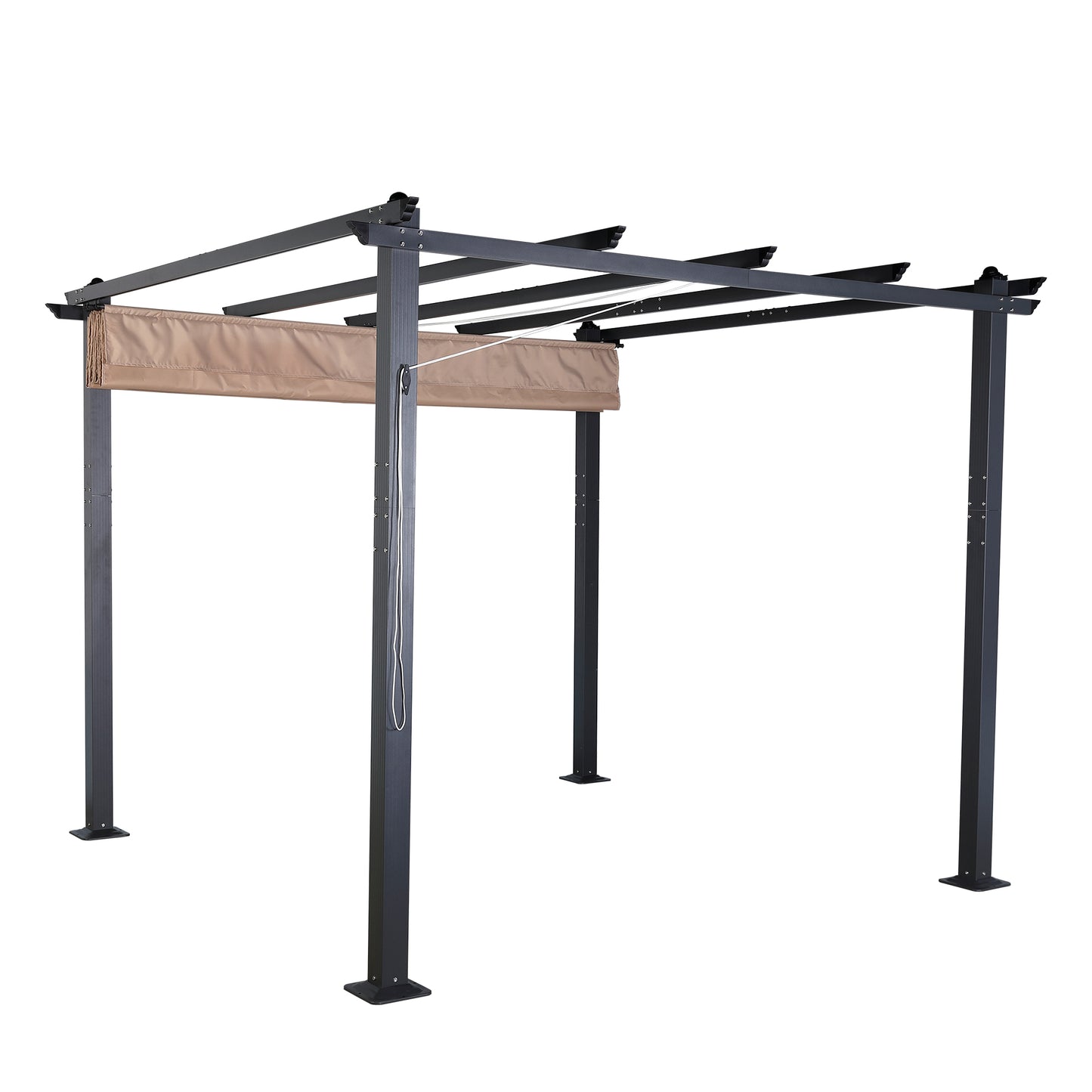 Club Rattan Pergola roof, Replacement roof, Sunroof, Weather-resistant, Water-repellent for Pergola - 3 X 3 m, Beige