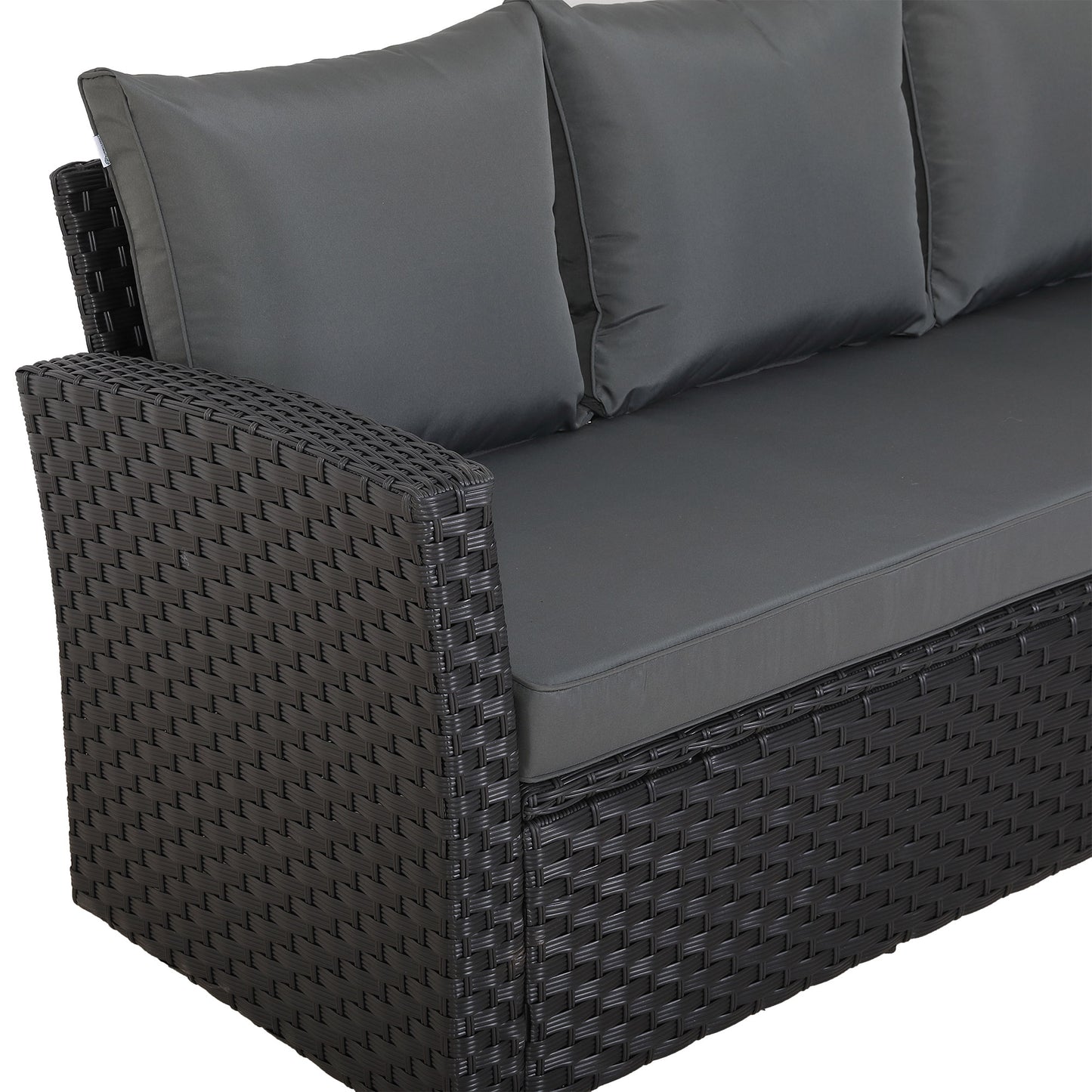 PRE ORDER-Bath High Back Range 11 Seater L-Shape Rattan Garden Furniture Set | | All-Weather Corner Sofa Dining Set with Free Rain Cover