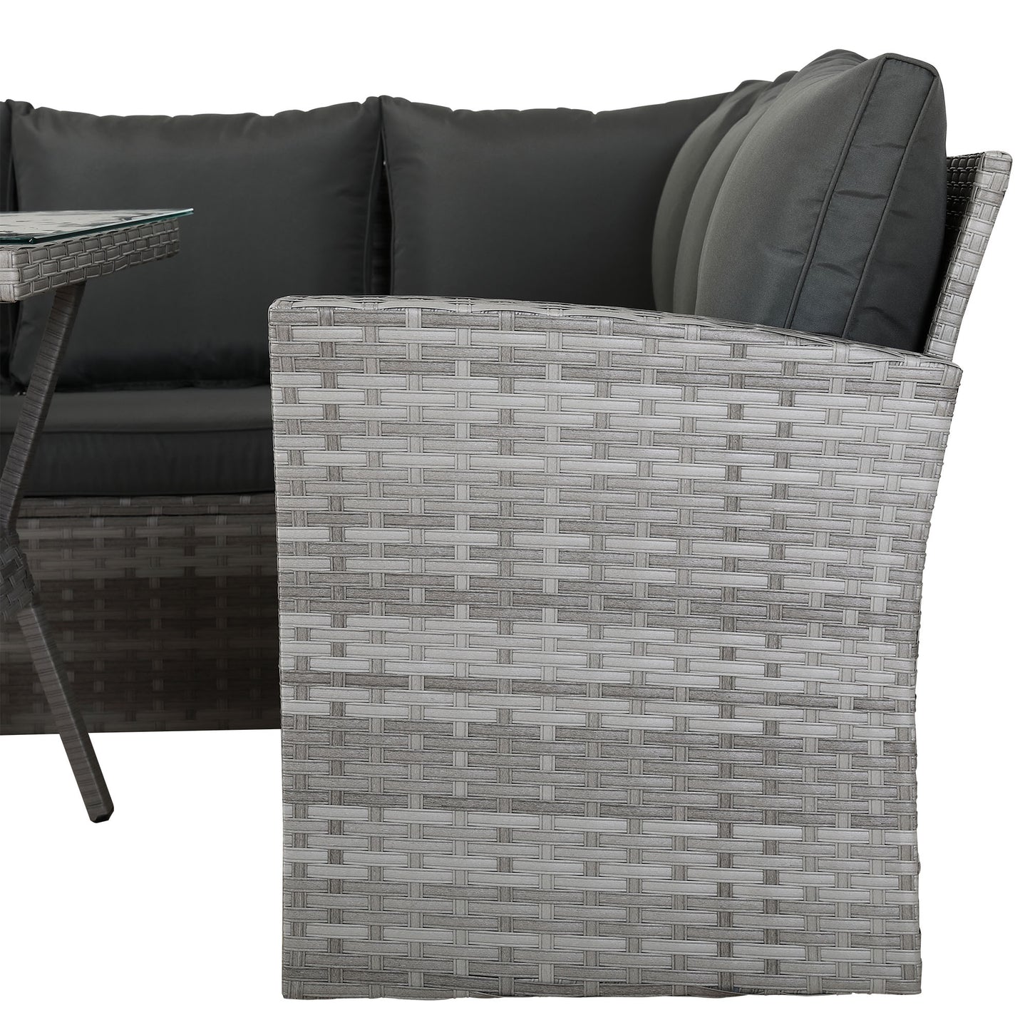 Bristol Range 9 Seater Rattan Garden Furniture Set | All-Weather Sofa & Dining Set with Free Rain Cover