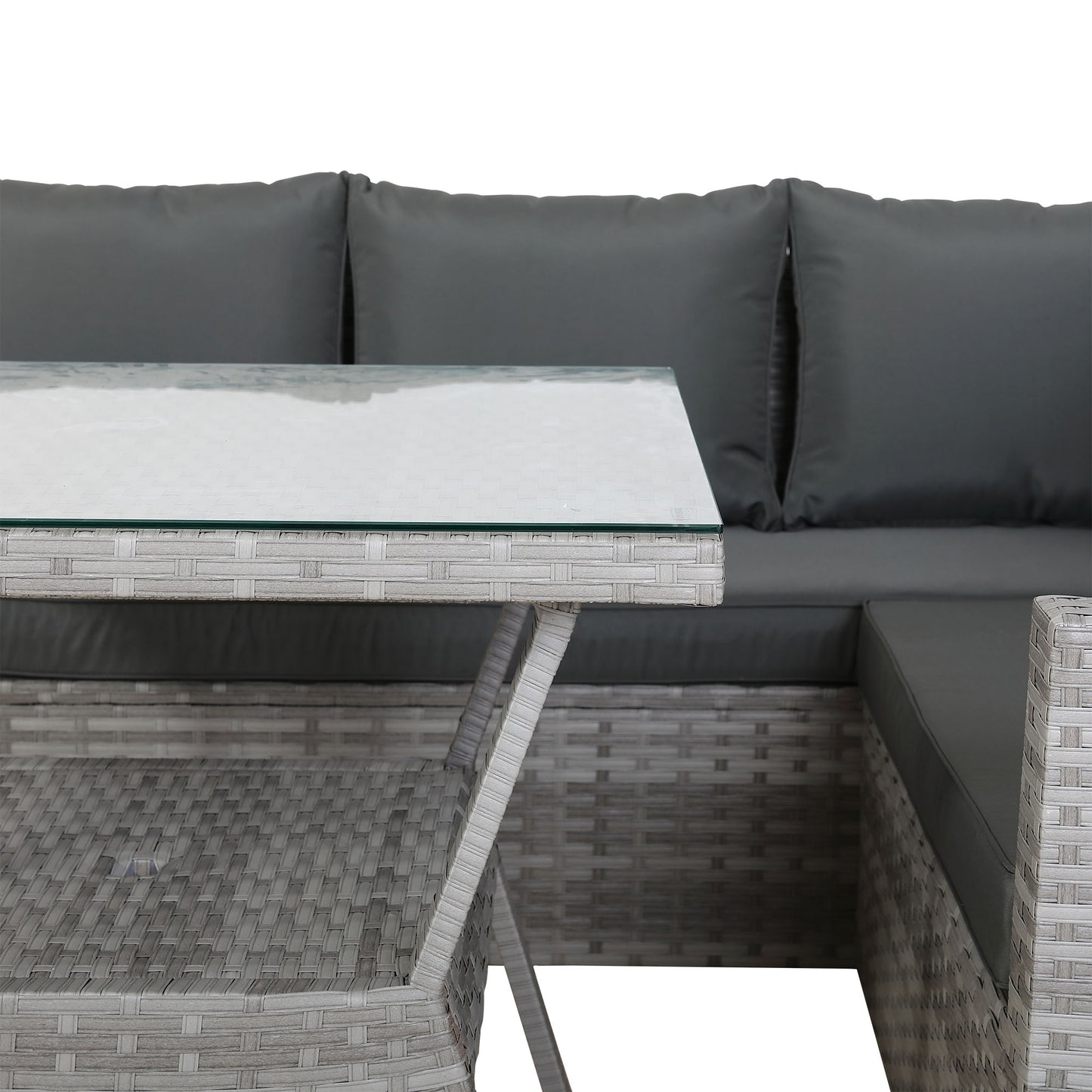 Bristol Range 9 Seater Rattan Garden Furniture Set | All-Weather Sofa & Dining Set with Free Rain Cover