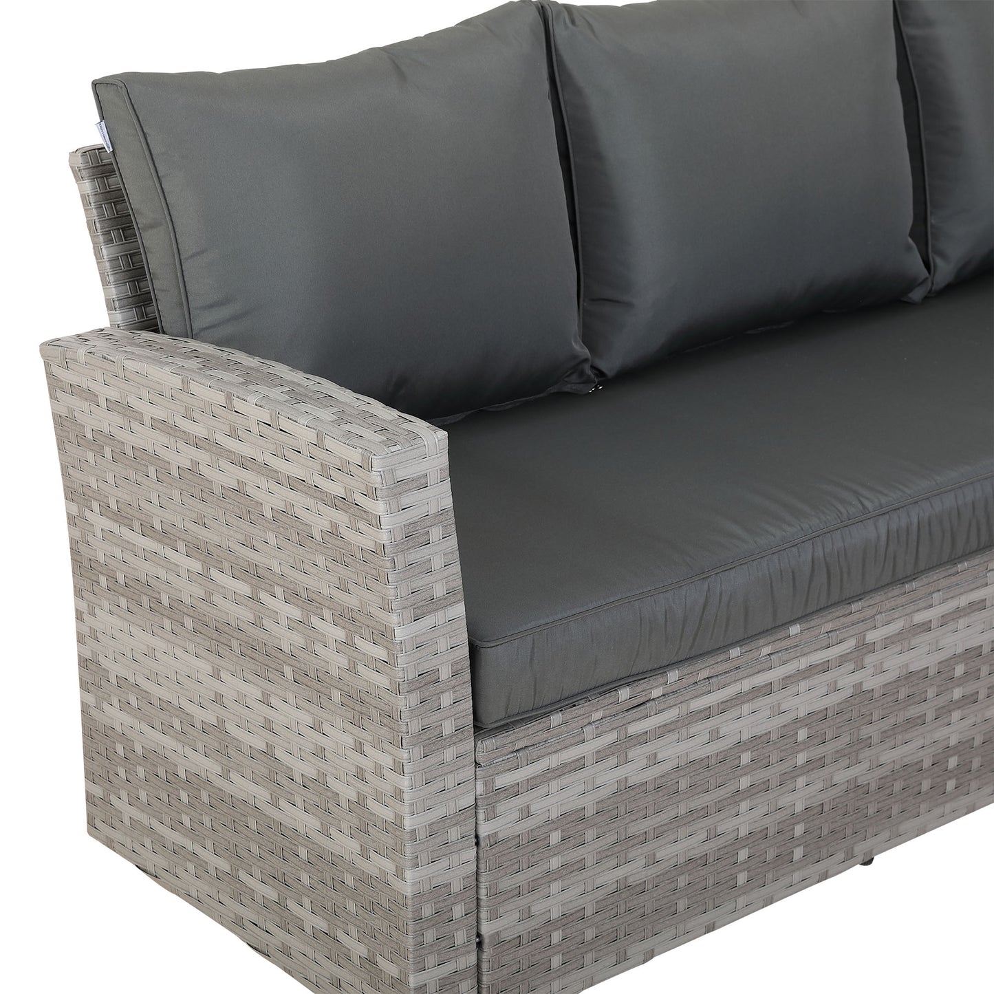 Bristol Range 9 Seater Rattan Garden Furniture Set | All-Weather Sofa & Dining Set with Free Rain Cover
