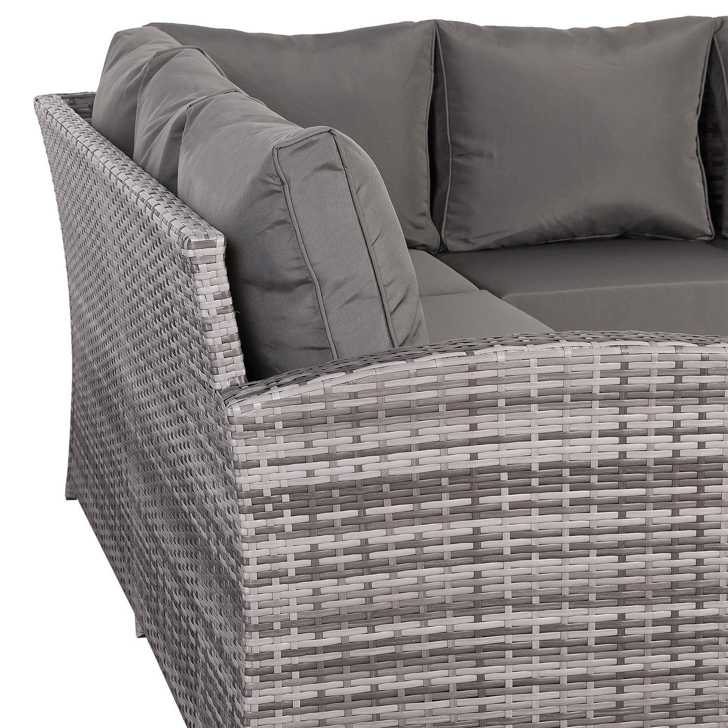 Due in October...Cushion Covers Replacement for Harmony Corner Set In Dark Grey