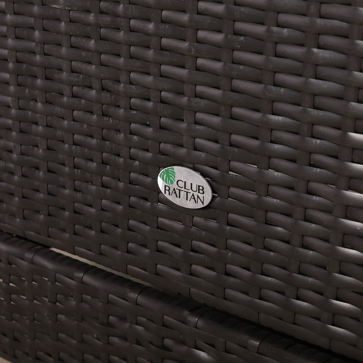 Club Rattan Wicker Reclining Chairs with Side Table, Adjustable Position Backrest Armchair with coffee tabel, 3-Piece Outdoor Furniture Set for Garden(3 colors)