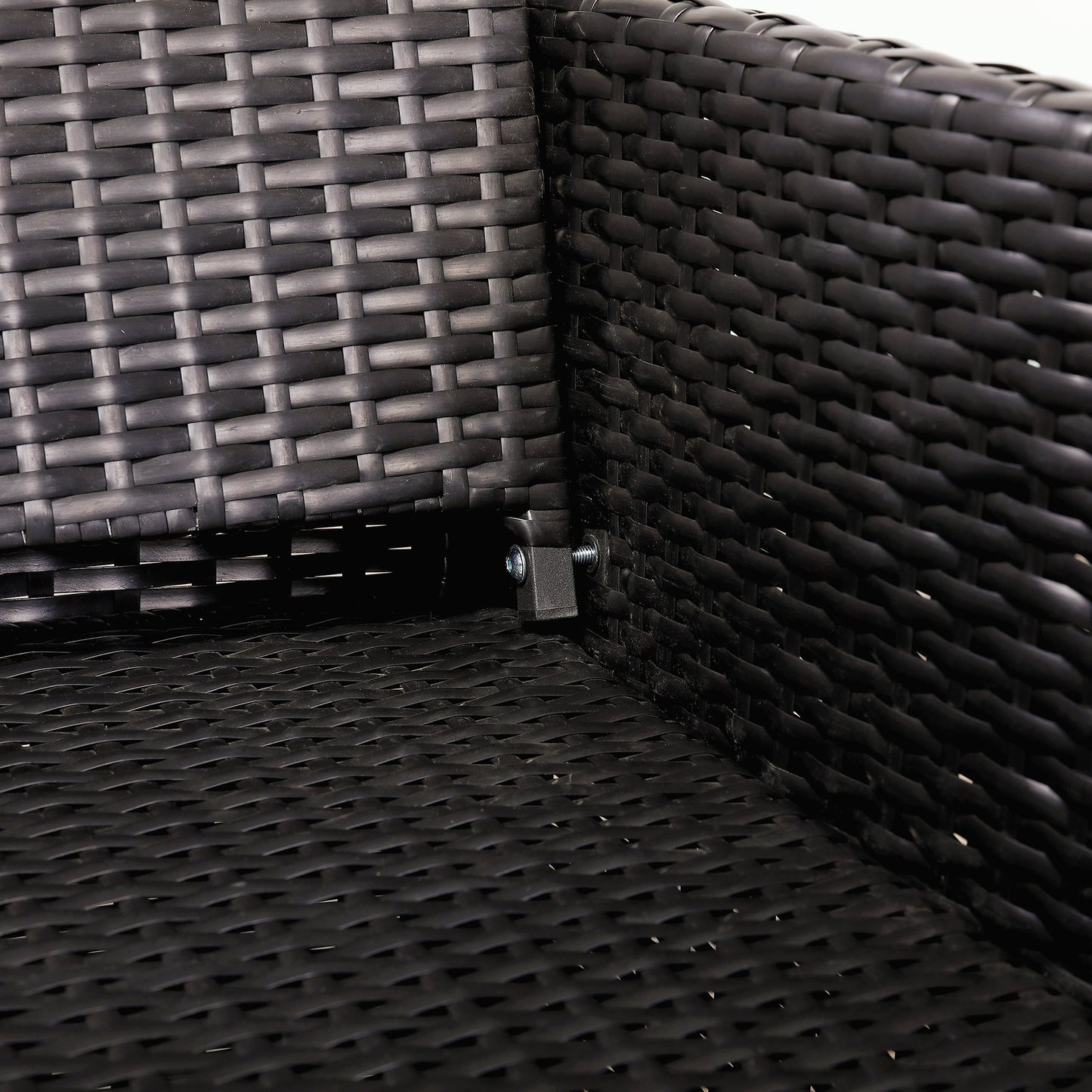 Ebony Range Rattan Furniture Set for Balcony Poolside in Brown Rattan