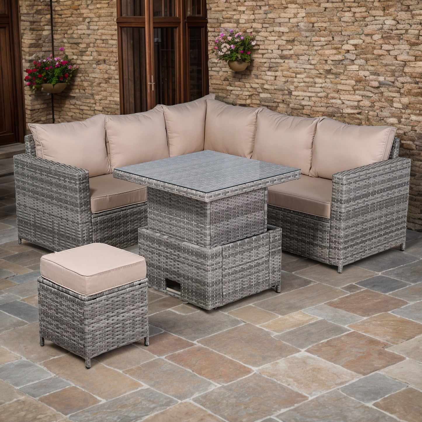 SP-05 Protective Cover For Henley / Eton Square Corner Sofa With Dining Table