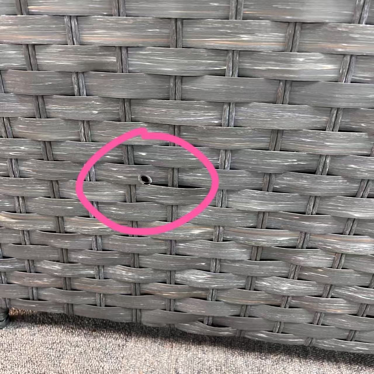 Clearance in shop, sale as shown--Isobella High Back Range Right Hand Corner Sofa Set with Rising Table in Preminum Grey Rattan (Copy)