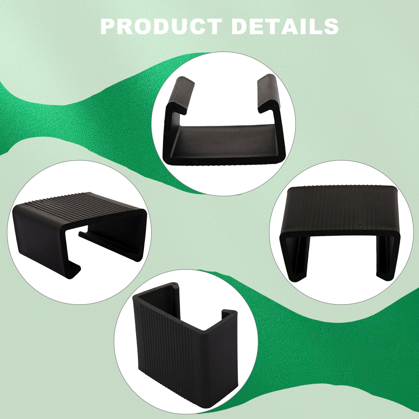 12 Pieces Replacement Furniture Clips in 3 sizes