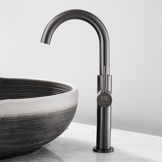 Single Lever Mono Mixer Tap - Gun Grey