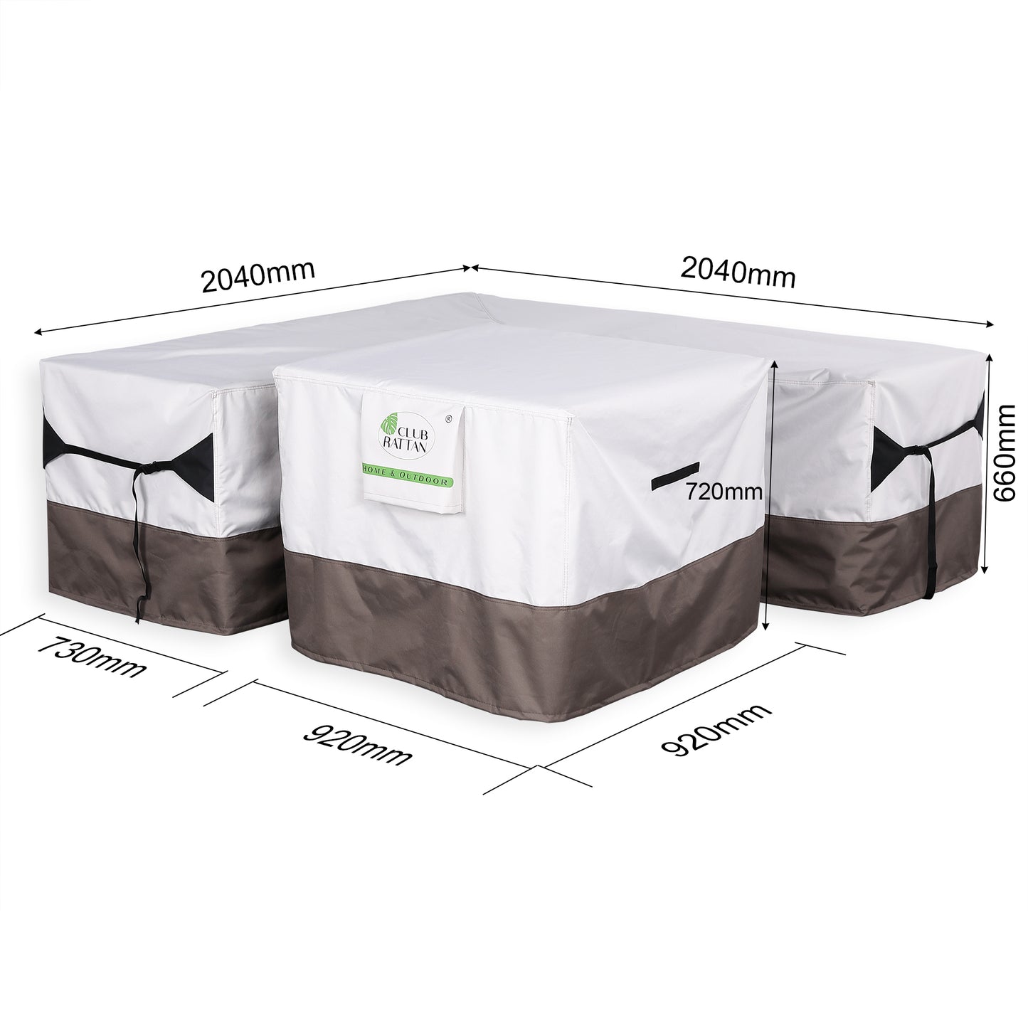 RC-511 Protective Cover For Isobella Square Corner Sofa Set