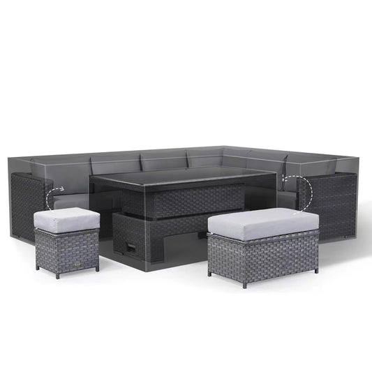RC-04-R ..Black Protective Cover for Willow Right Hand Corner Sofa with Rising Table