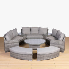 Winchester Range Large Round Set with Rising Table in Grey (#23101) CR06..