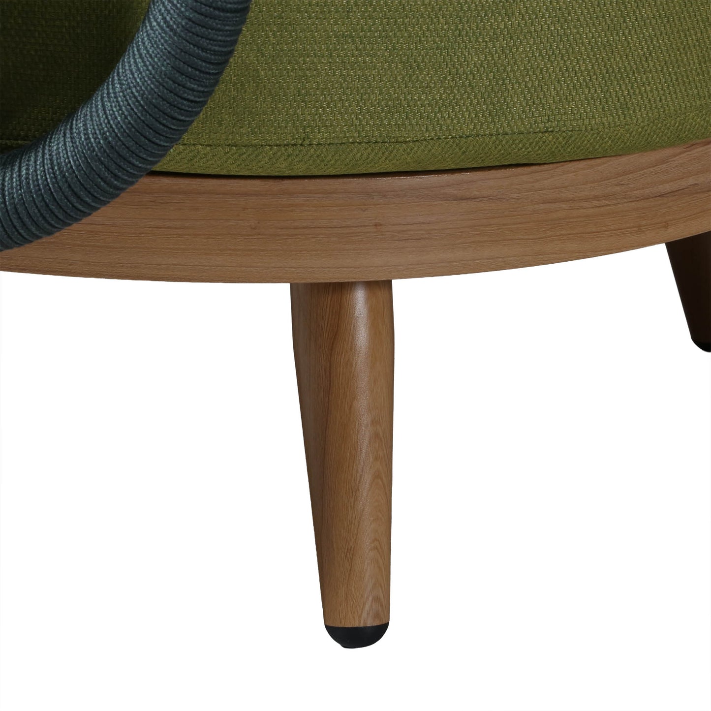 Luna Range Olive Green Rope Sofa Set with Green Cushions
