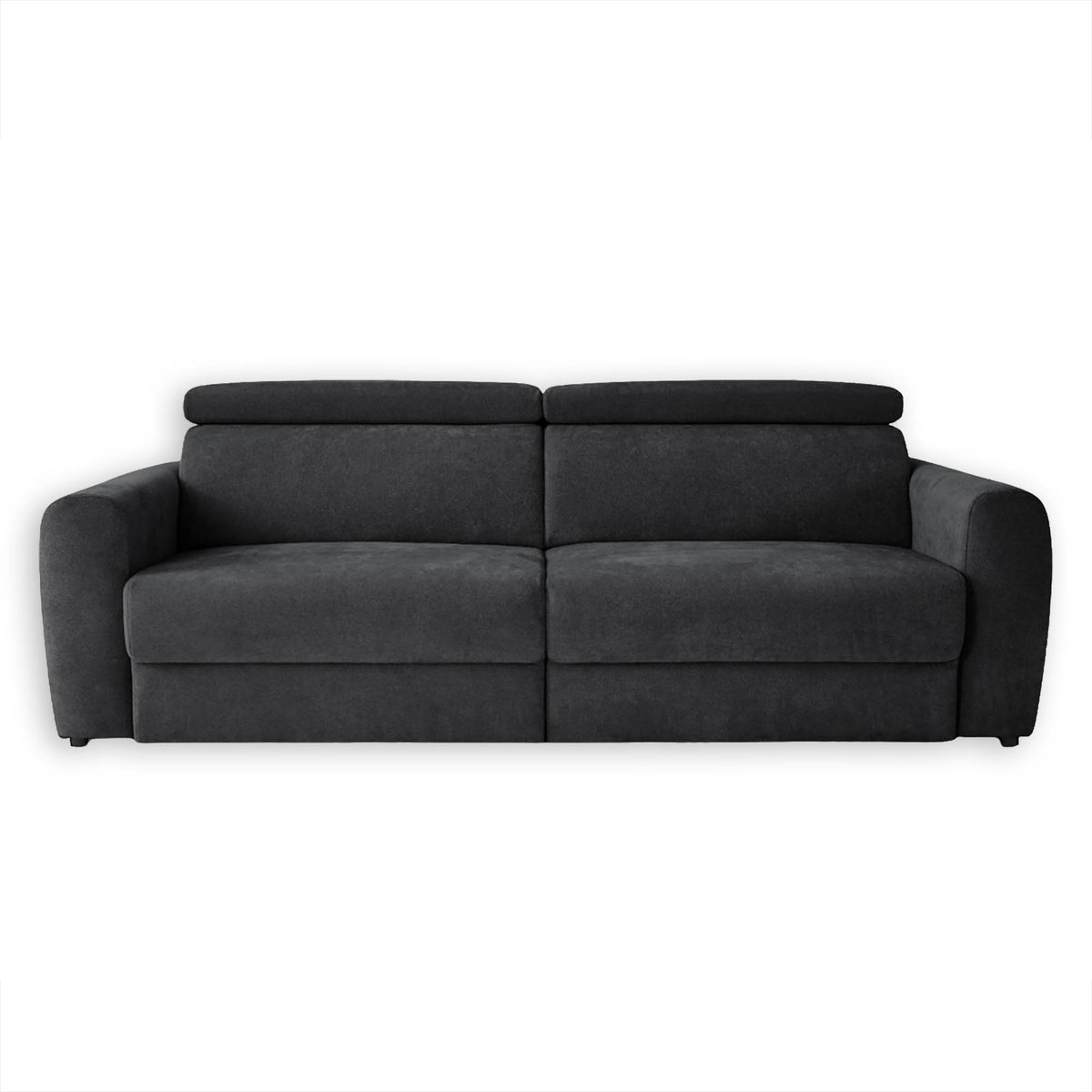 Motion Black Electric Sofa Bed – 3 Seater with Power-Sliding Seats & Adjustable Headrests