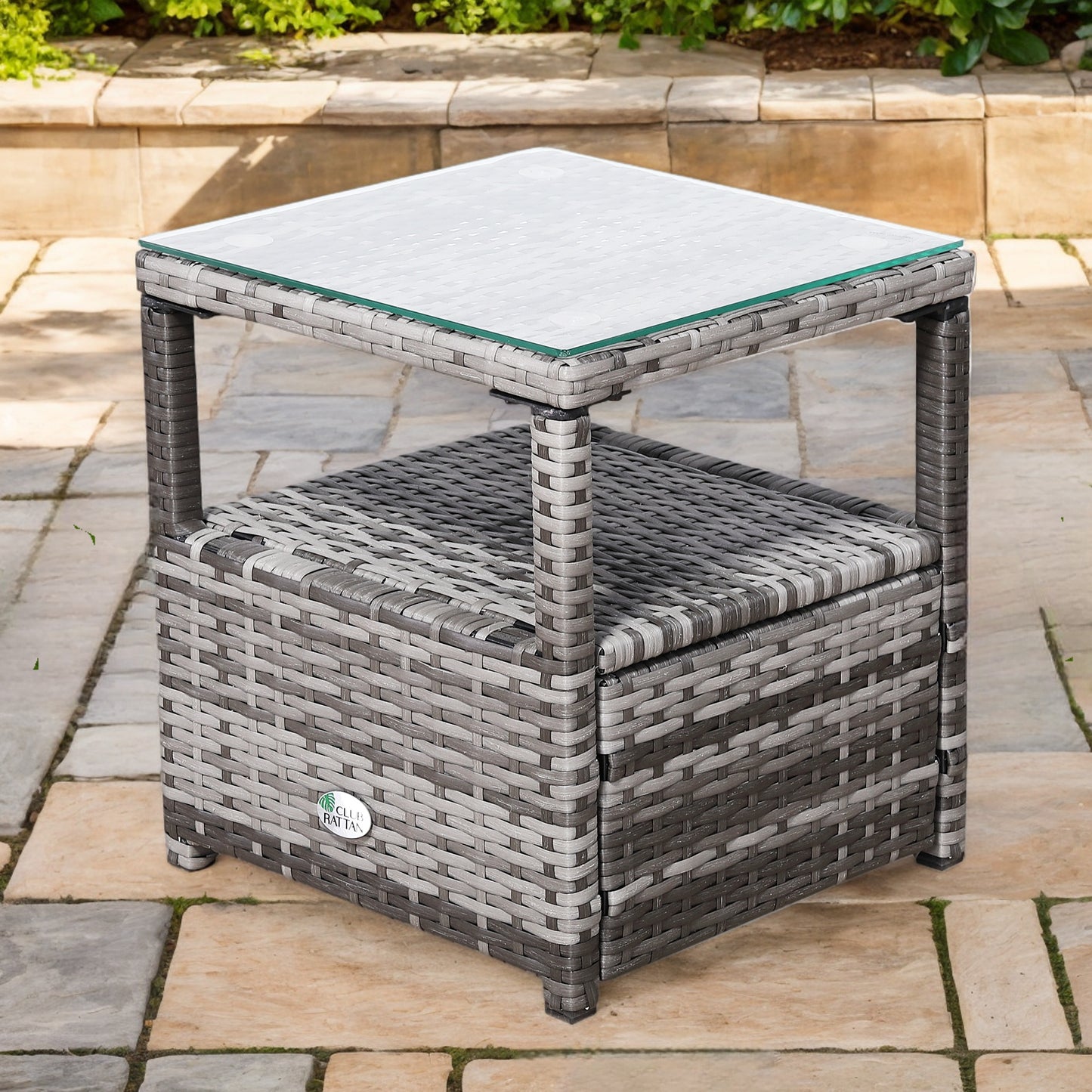 Due in 30/05/25  Modern Range Elite Coffee Table in Grey Rattan Weave