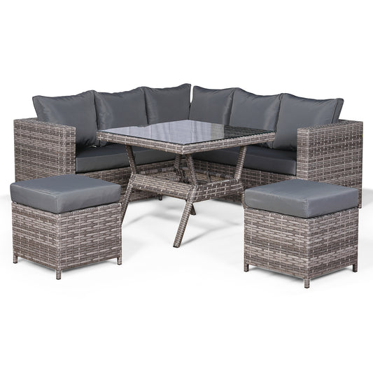 Rattan corner best sale sofa the range