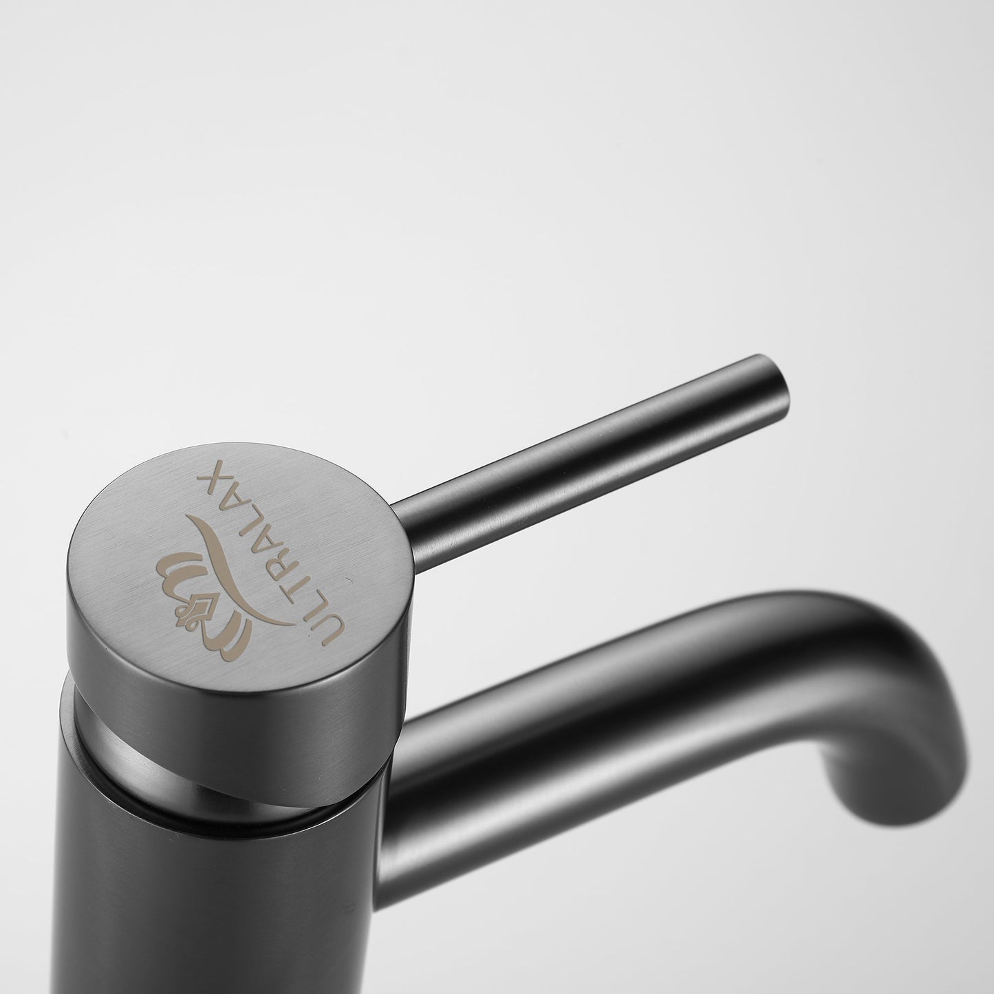 Gun Grey Standard Basin Mixer Tap