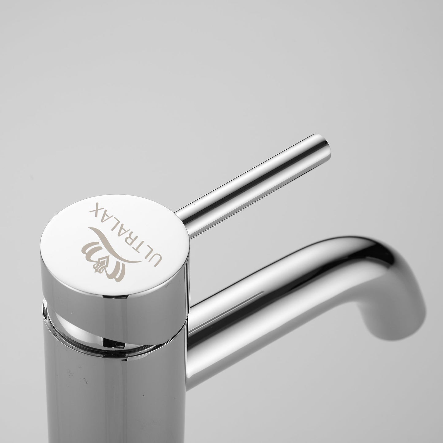 Chrome Short Basin Mixer Tap