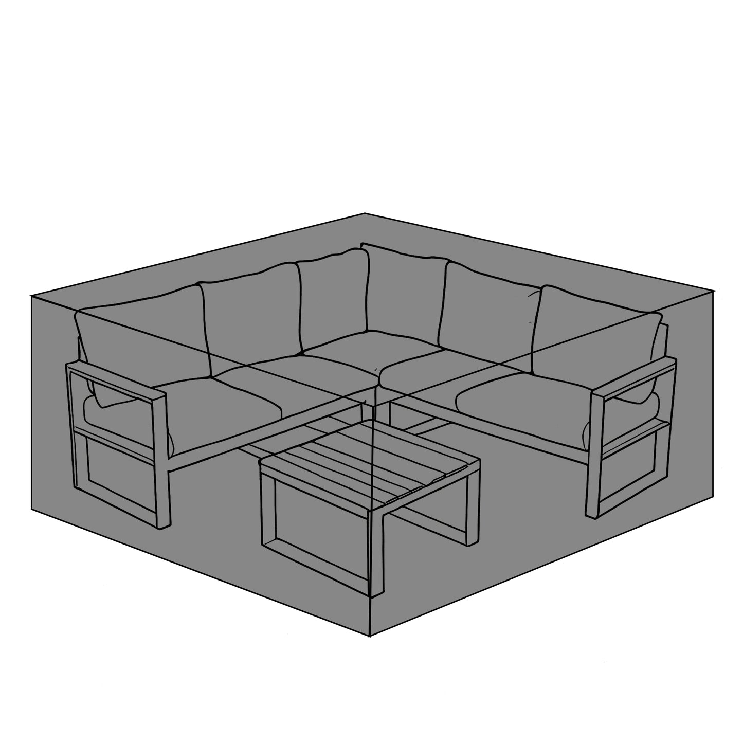 RC-CK-01 Protective cover for Dune Range Square Corner Set