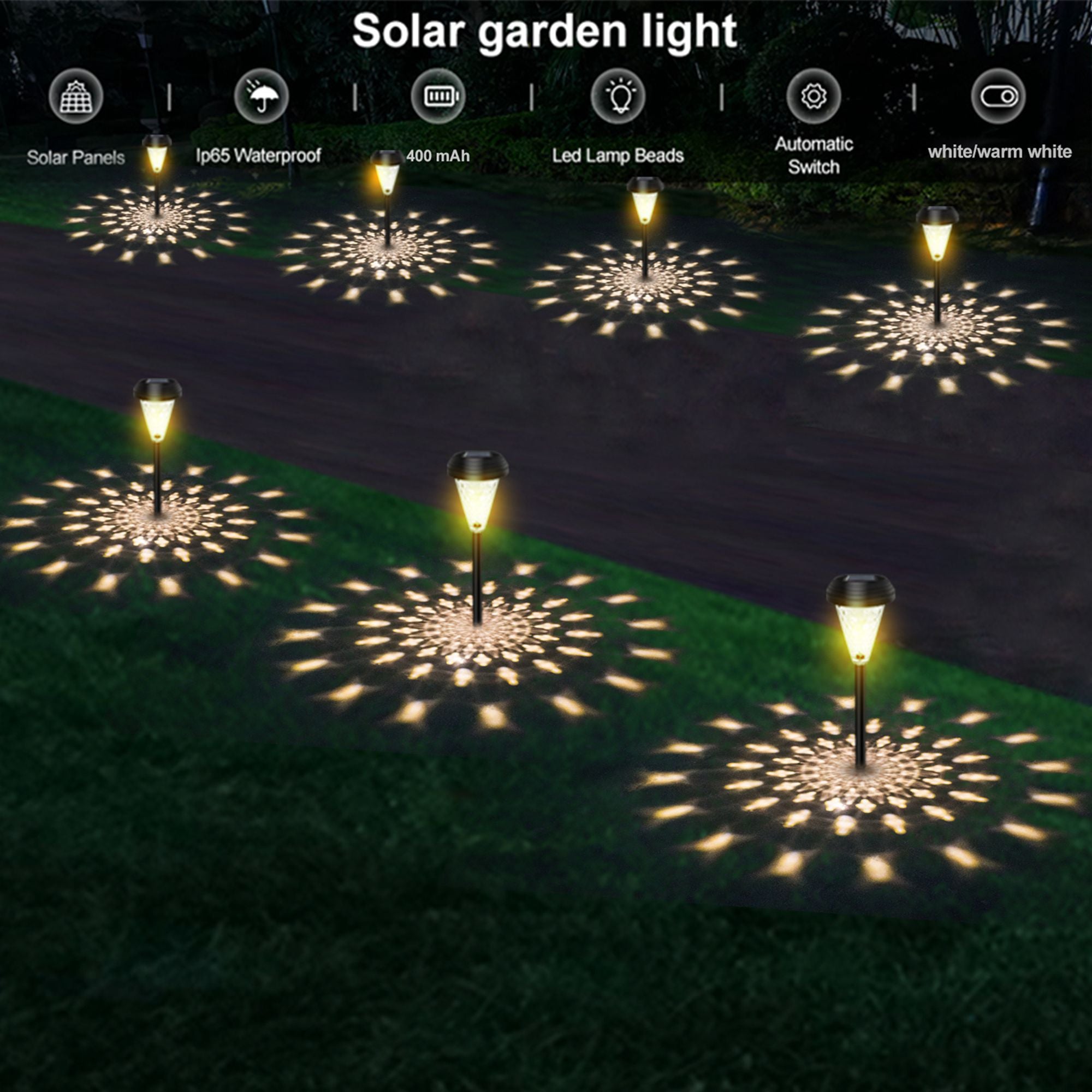 Auto on off 2024 solar lights