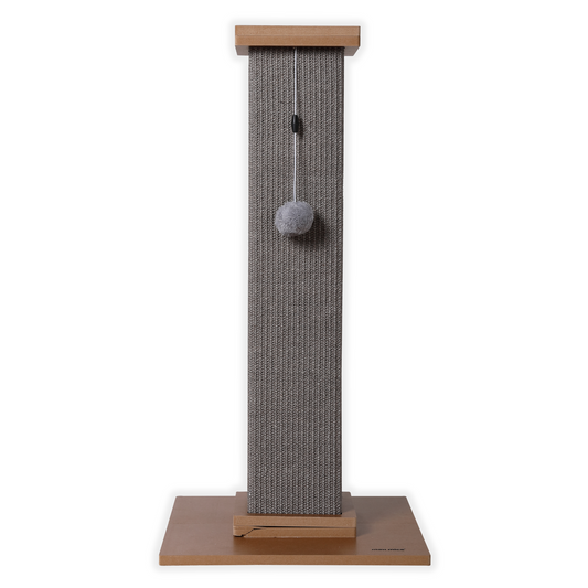 Due in 29/04/25 Max Mice Ultimate Heavy Duty Cat Scratching Post, Large Vertical Roman Column with Durable, Wear-Resistant gisal for Endless Scratching Enioyment(	Grey)