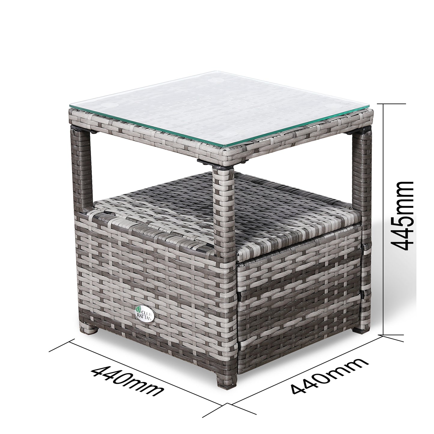 Due in 30/05/25  Modern Range Elite Coffee Table in Grey Rattan Weave