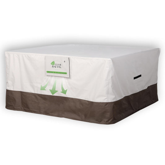 RC-529 Protective Cover For Isobella U-Shape Corner Sofa With Rising Table (386x205xH67cm)