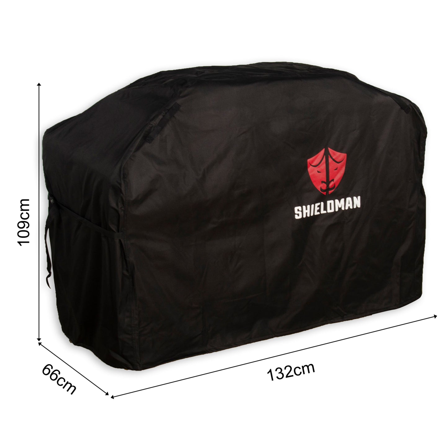 Club Rattan Heavy-Duty Waterproof BBQ Grill Cover(Black) – Outdoor Barbecue & Smoker Protector