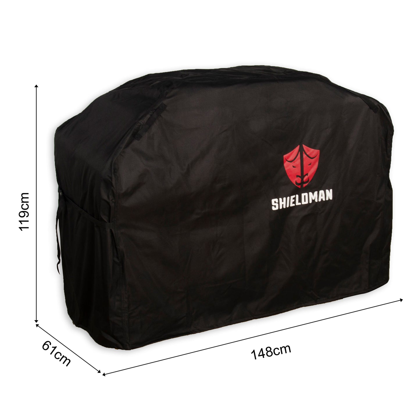 Club Rattan Heavy-Duty Waterproof BBQ Grill Cover(Black) – Outdoor Barbecue & Smoker Protector