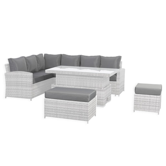 Due in October...Cushion Covers Replacement for Harmony Corner Set In Dark Grey