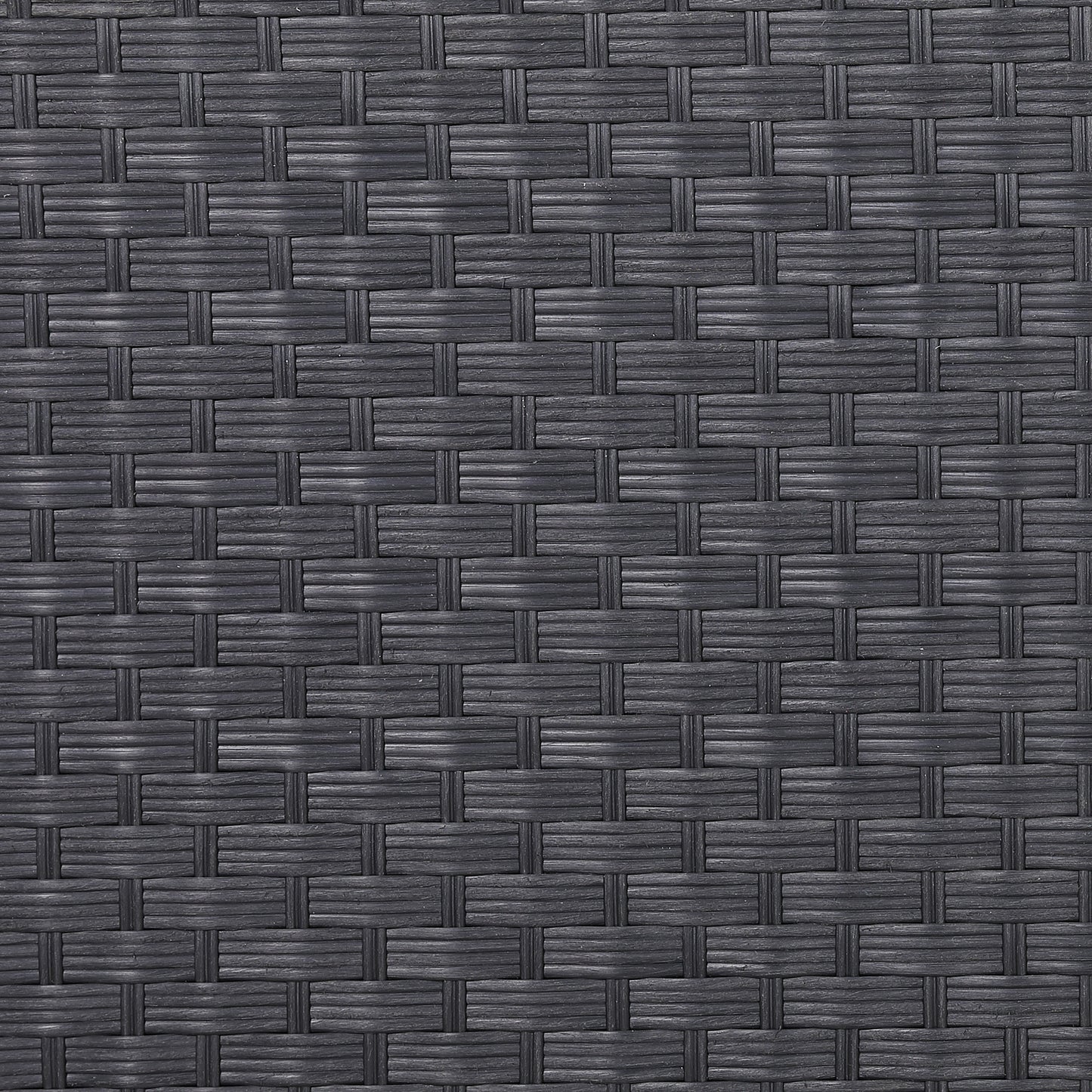 Bath Range Large Storage Box in Black Rattan Weave
