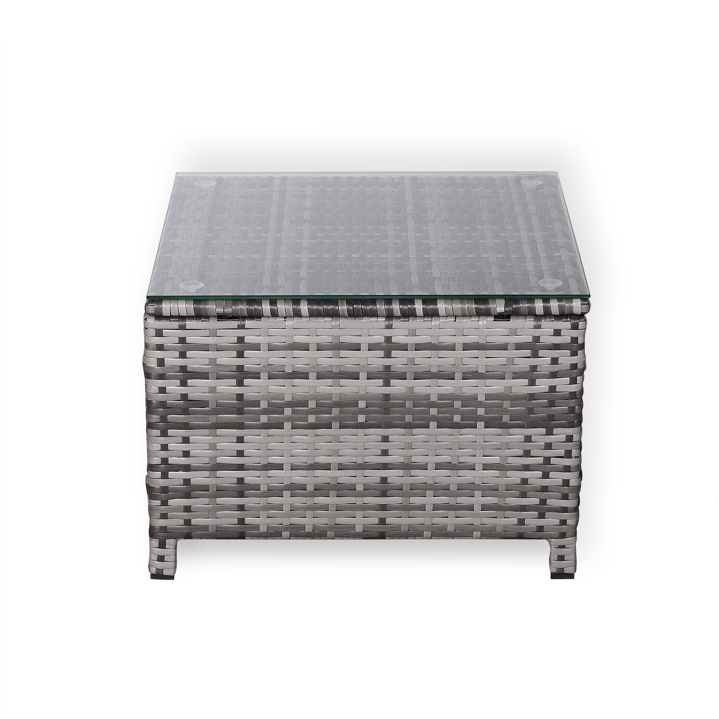 Due in 20/05/25  Modern Range Standard Side Table in Grey Rattan