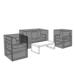 PRE ORDER...RC-CK-04  Protective cover for Dune Range Large Sofa Set