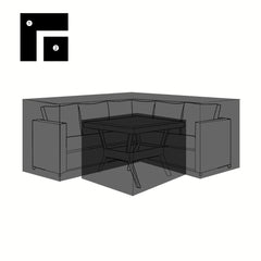 RC-30 Protective Cover For Modern/Asheley Range Lille Corner Sofa With Dining Table