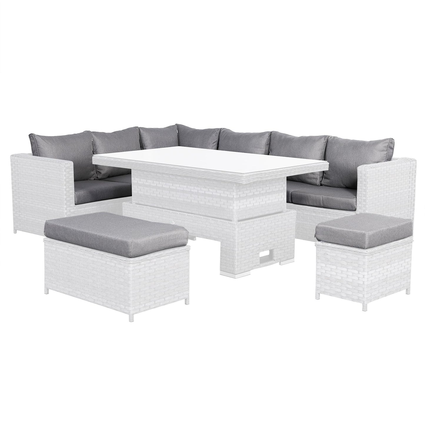 Cushion Covers Replacement  for Isobella Corner Set (#RC521)