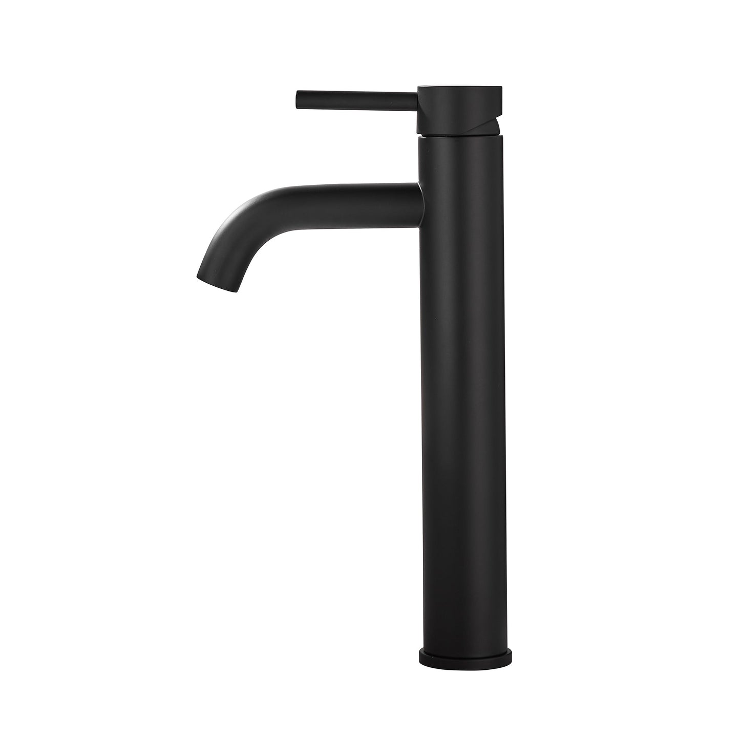 Matt Black Tall Basin Mixer Tap