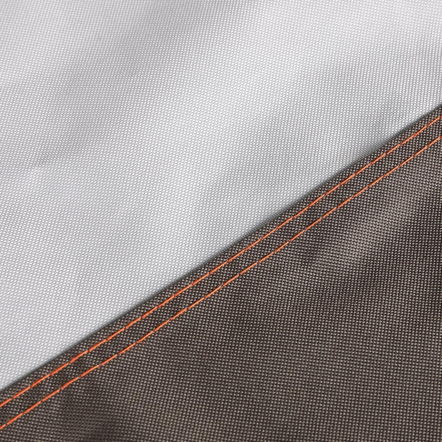 RC-126 Heavy-Duty Waterproof Square Patio Furniture Cover (126 x 126 x 74cm) – Two-Tone White & Brown